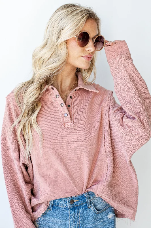 Weekend Discounts to Delight Fresh New Look Collared Pullover