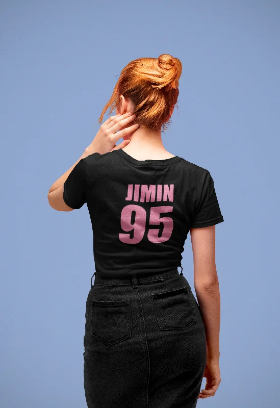 Warehouse Sale Map Of The Soul Persona  - Jimin 95- Boy with luv (Double Sided Print) : BTS - HALF-SLEEVE T-SHIRTS