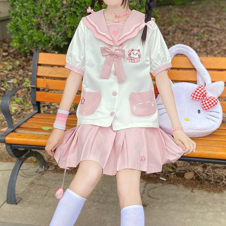 Daily Deals Pink JK Uniform Suit  PL52382