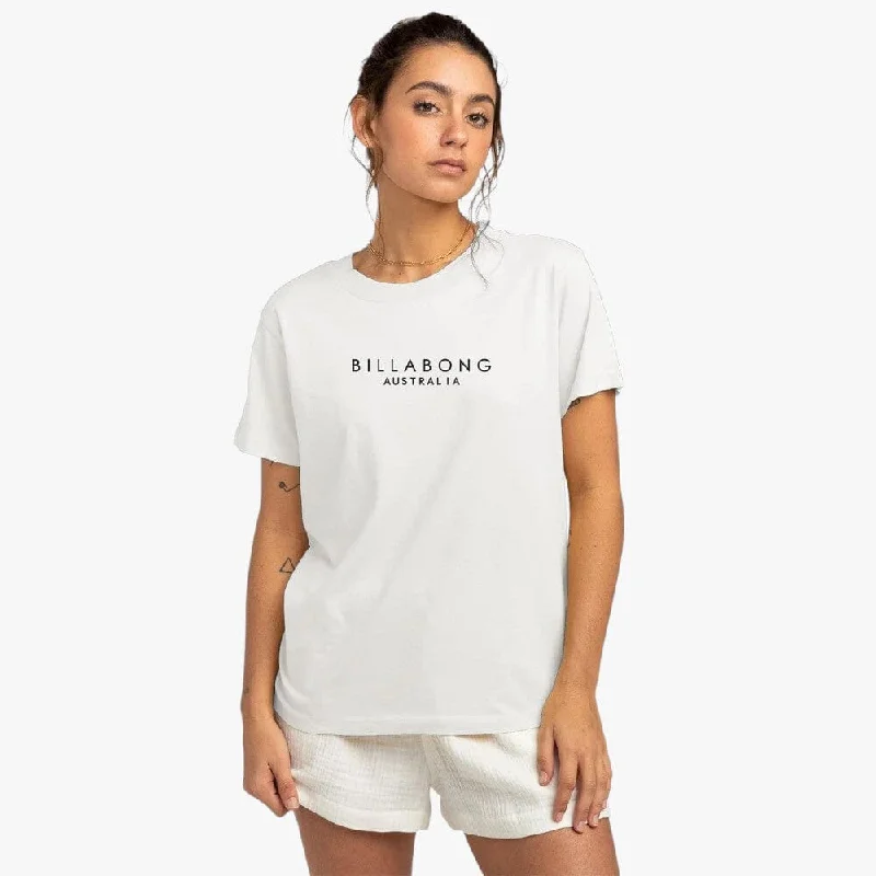 Midnight Madness Billabong Womens Serenity Short Sleeve Tee Antique White