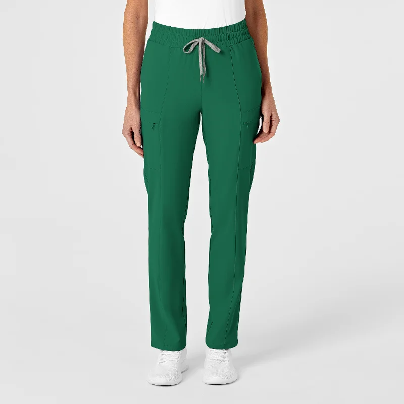 Weekend Savings Delight RENEW Women's High Waist Slim Leg Scrub Pant - Hunter
