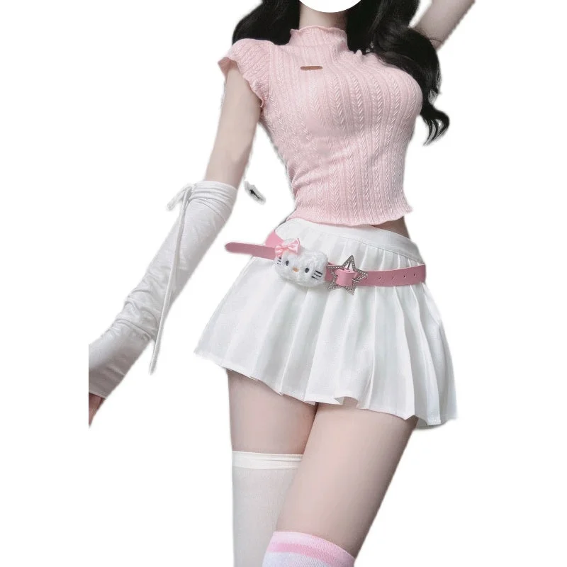 Exclusive Offer Sweet T-shirt and short skirt  PL53660