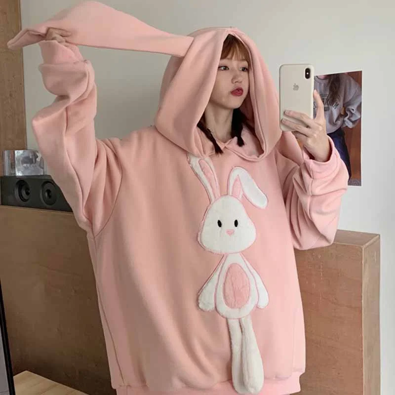 Great Deals Cute Bunny Ears Printed Top PL51807