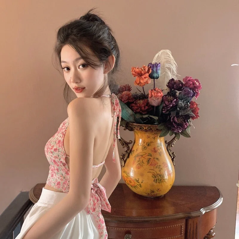 Clearance Items Pink halterneck camisole  PL52667