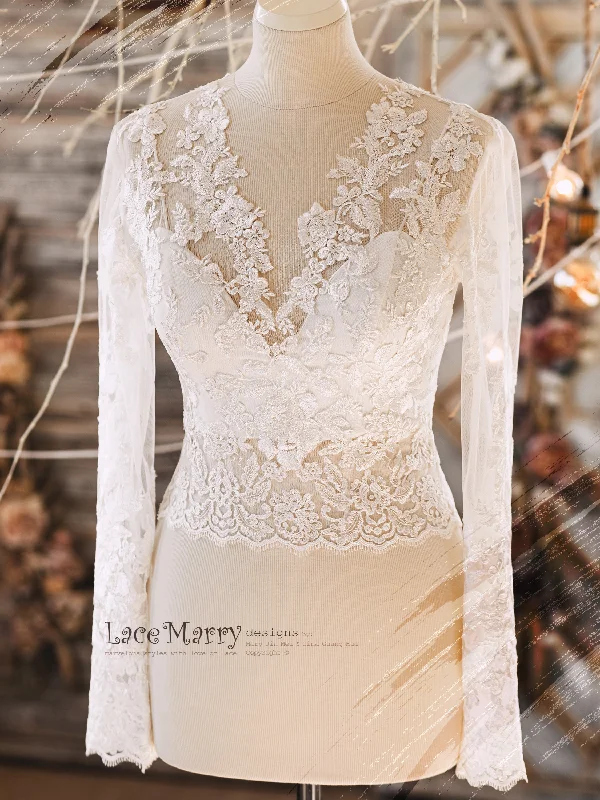 Special Price ERIKA #7 / Lace Bolero with Long Sleeves