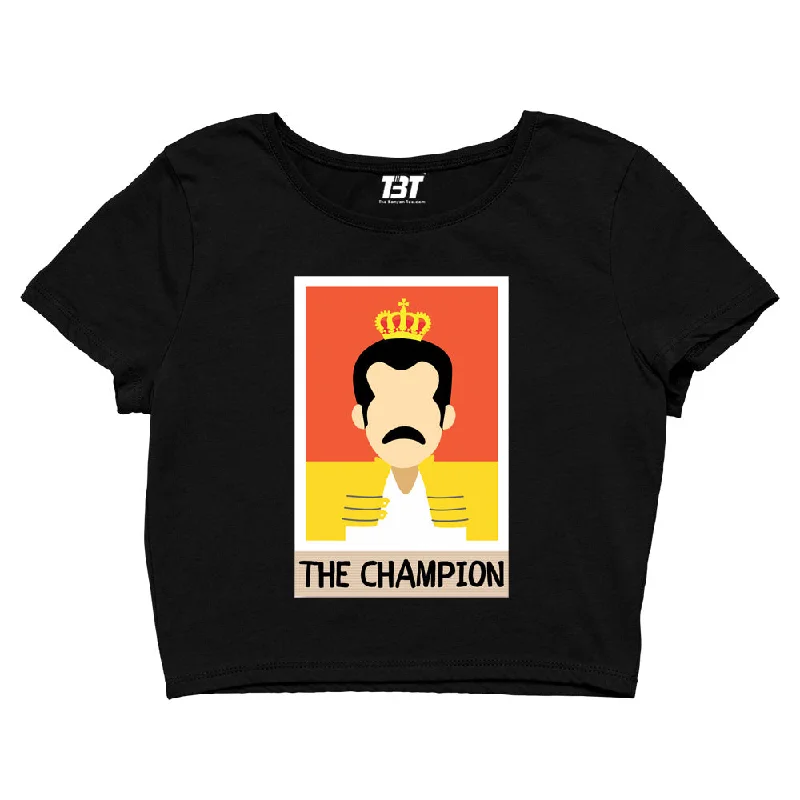 Reduced Rates Queen Crop Top - The Champion