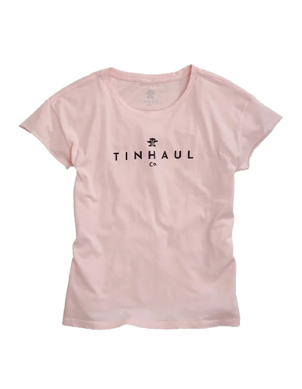 Midnight Madness Tin Haul Womens Faded Pink 100% Cotton Anvil and Hammer S/S T-Shirt