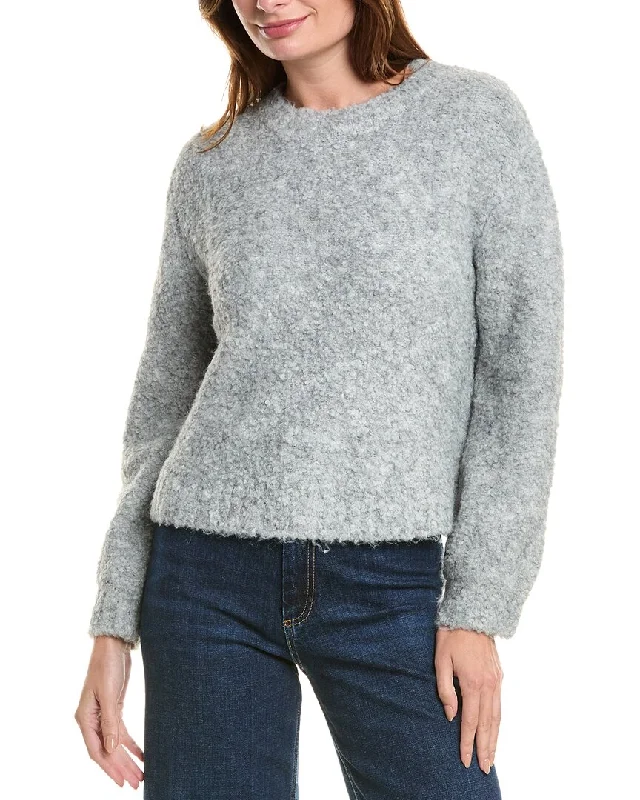 Huge Savings Bella Dahl Crewneck Wool-Blend Sweater