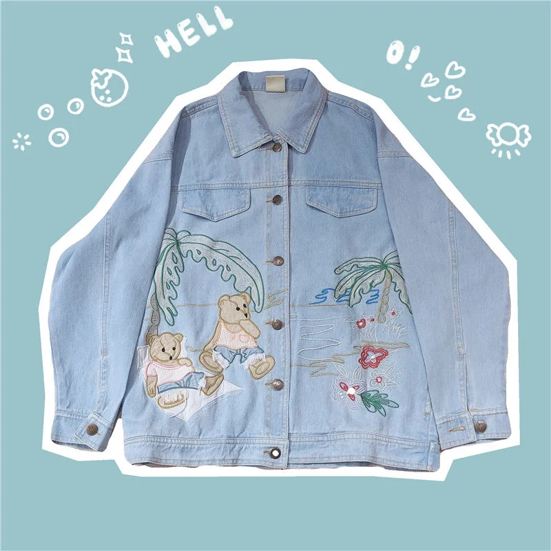Low Prices JAPANESE CARTOON PATCH EMBROIDERED TOP BY280804