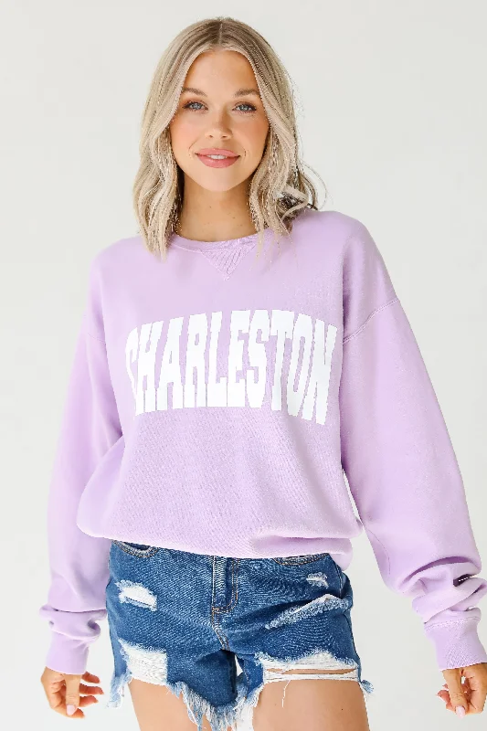 Flash Sale Lavender Charleston Sweatshirt