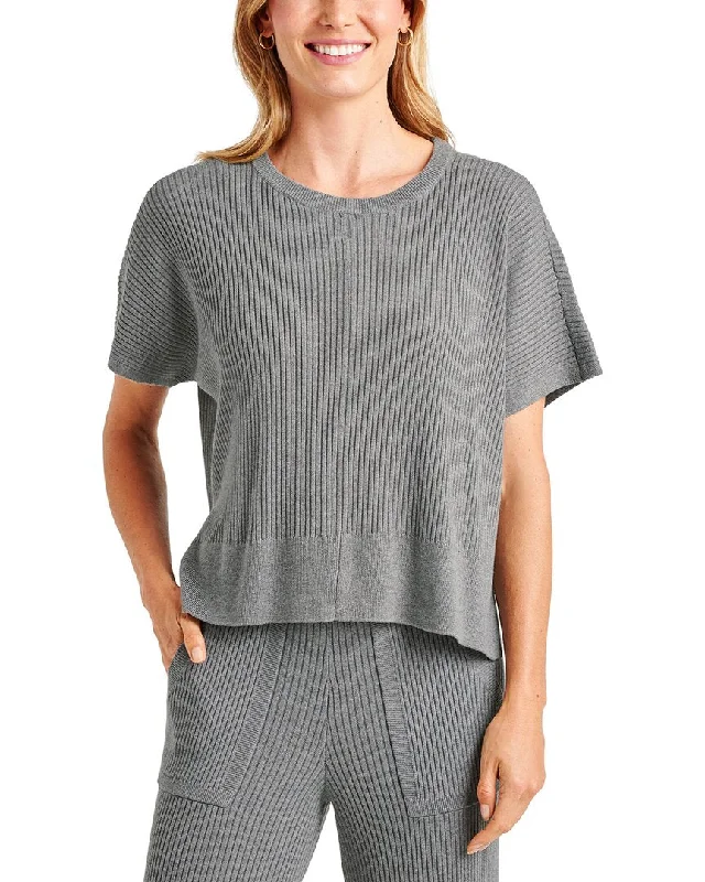 Year-End Sale Splendid Georgie Rib Cashmere-Blend Sweater