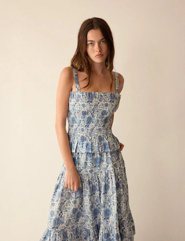 YEAR-End Clearance Eva Top in Blue