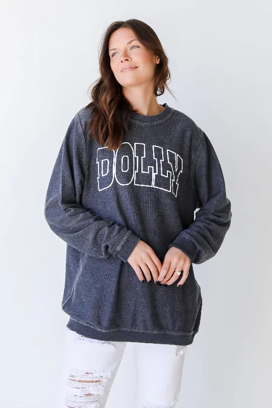 Price Drop FINAL SALE - Dolly Corded Sweatshirt