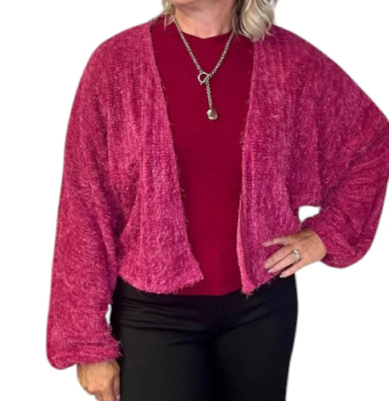 Closeout Sale Ronan Mock Neck In Berry