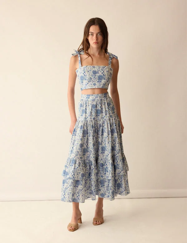 Price Drop Mia Top in Blue