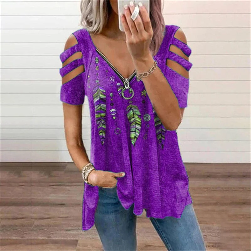 Price Meltdown Women Pullover Print  Loose T-Shirt Woman Wholesale