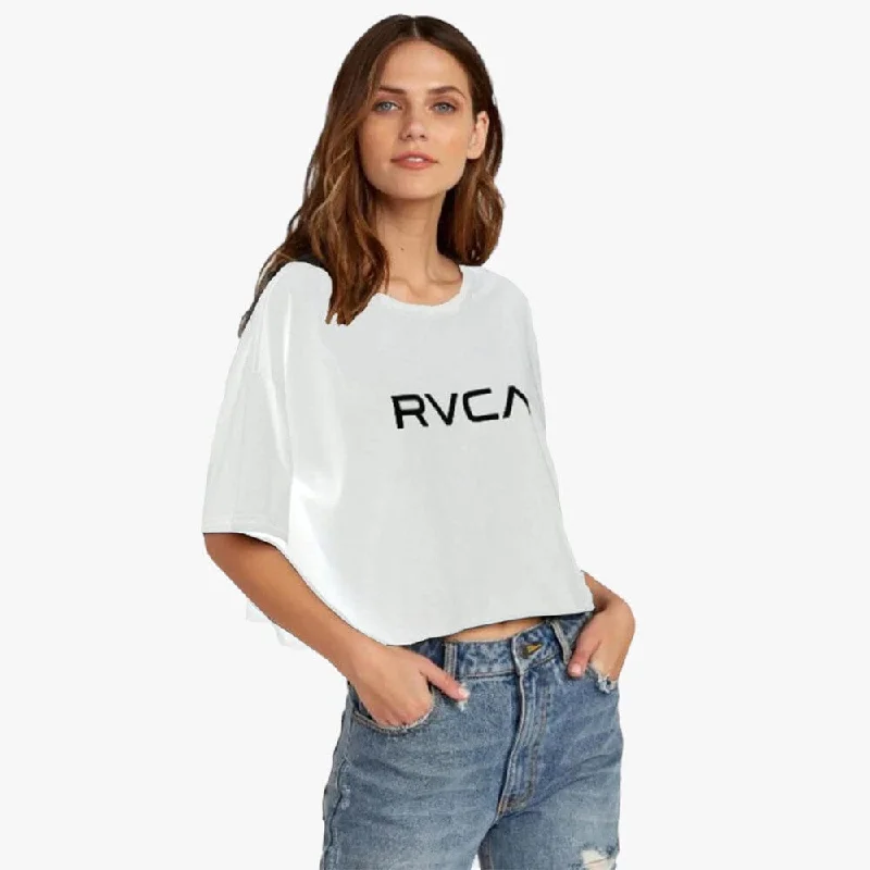 Special Price Rvca Womens Big Rvca Short Sleeve Tee Vintage White