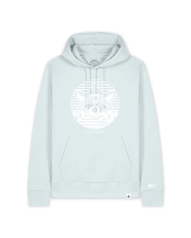 Discount Deals Fred Classic Organic Hoodie - Blue Ice
