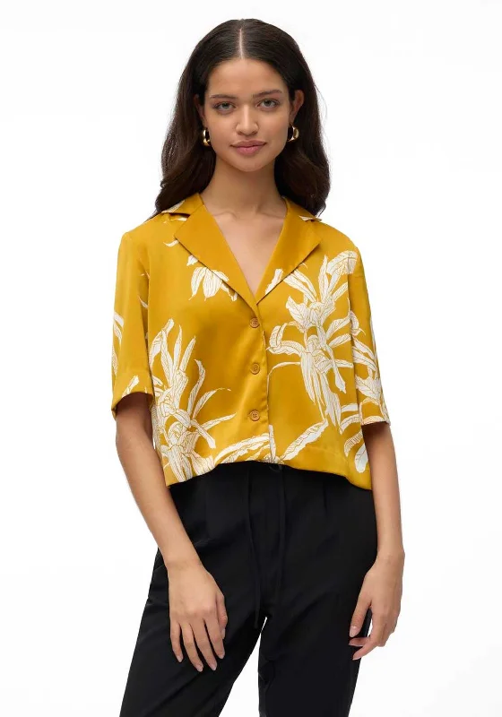 Special Savings Vero Moda Keila Cropped Shirt, Chai Tea