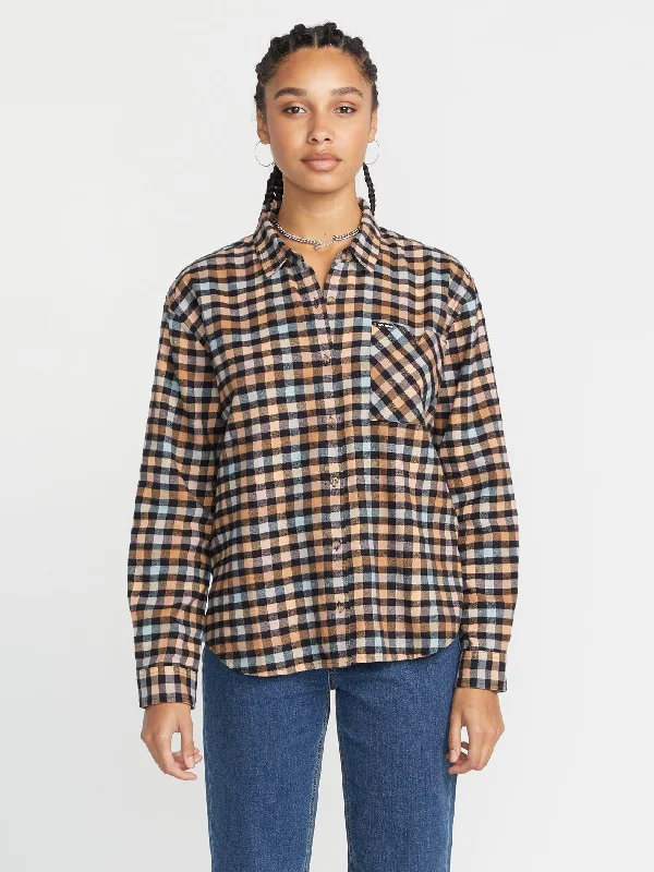 Weekend Deals That Thrill Plaid To Meet U Flannel - Winter Orchid
