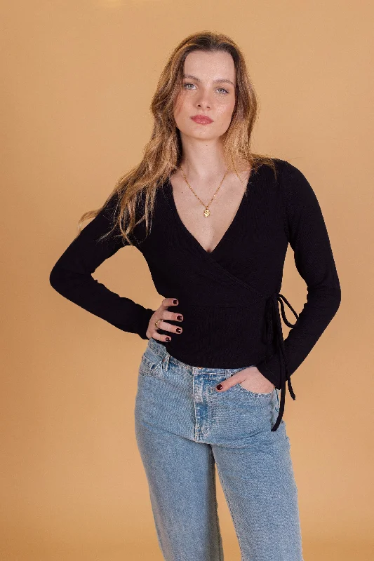 Shrug Top Meira Black