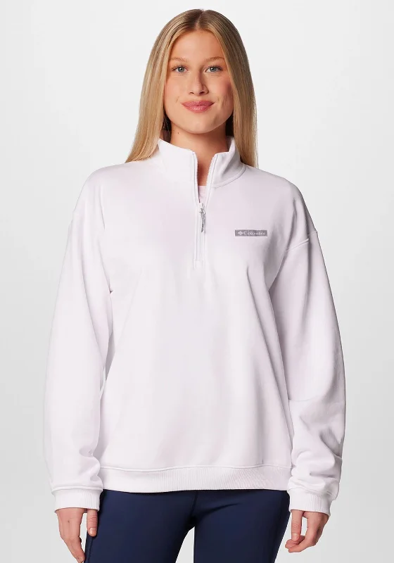 Sale Event Columbia Womens Meridian Creek™ Half Zip Sweater, White