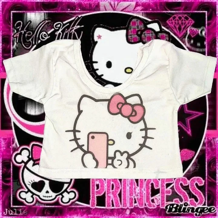 Weekend Bargains to Relish Hot Girl Cat T-Shirt PL53816
