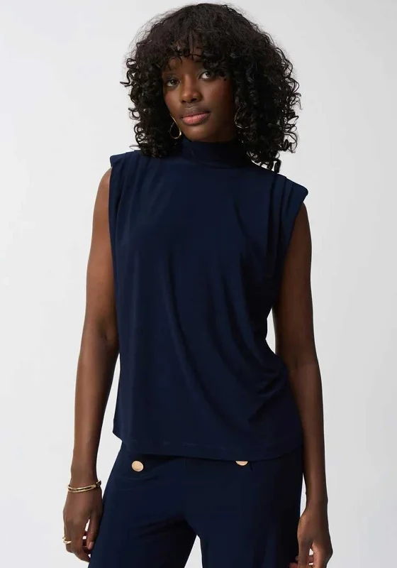 Weekend Savings Extravaganza Joseph Ribkoff High Neck Top, Navy