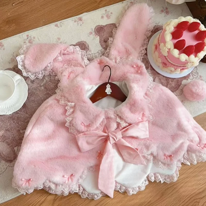 The Best Deal Lolita Winter Rabbit Ears Cloak PL357204