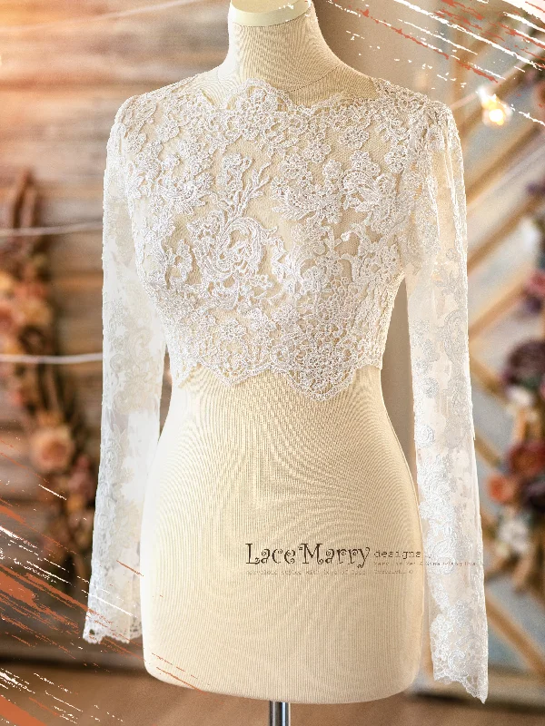 Major Savings INDIE / Long Sleeves Macrame Lace Bolero
