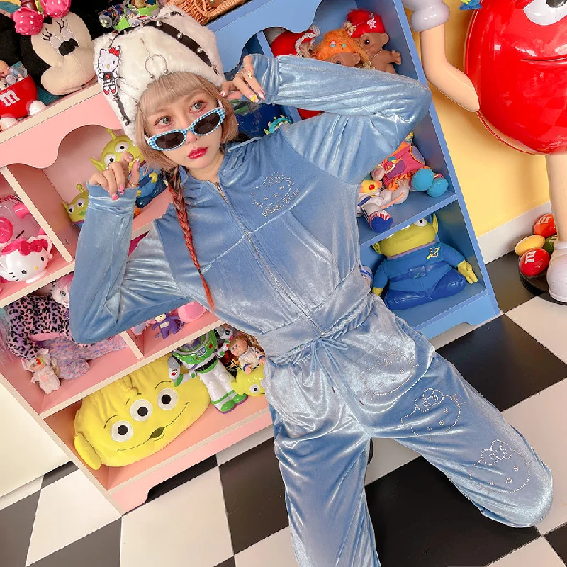 Customer Appreciation Sale blue sports suit  PL52713