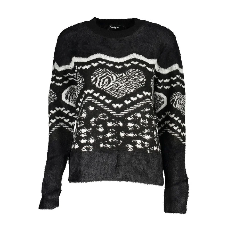 Weekend Savings Spectacle Desigual Chic Turtleneck Sweater with Contrast Women's Detail