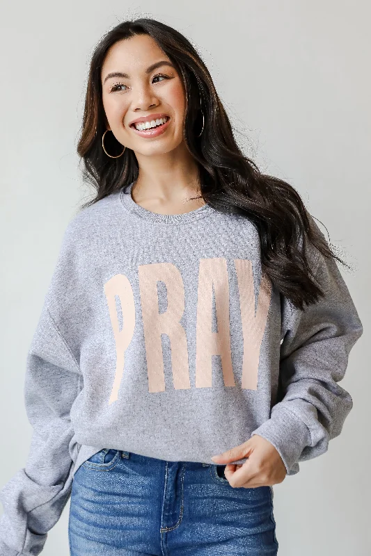 Instant Discount Pray Sweatshirt