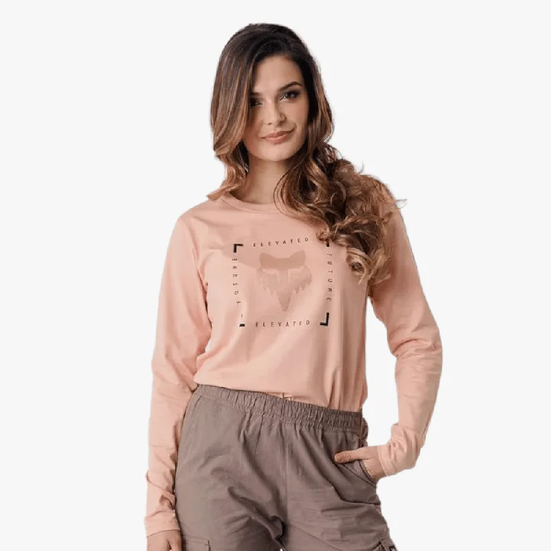 Flash Sale Fox Womens Elevated Long Sleeve Tee Creamy Pink