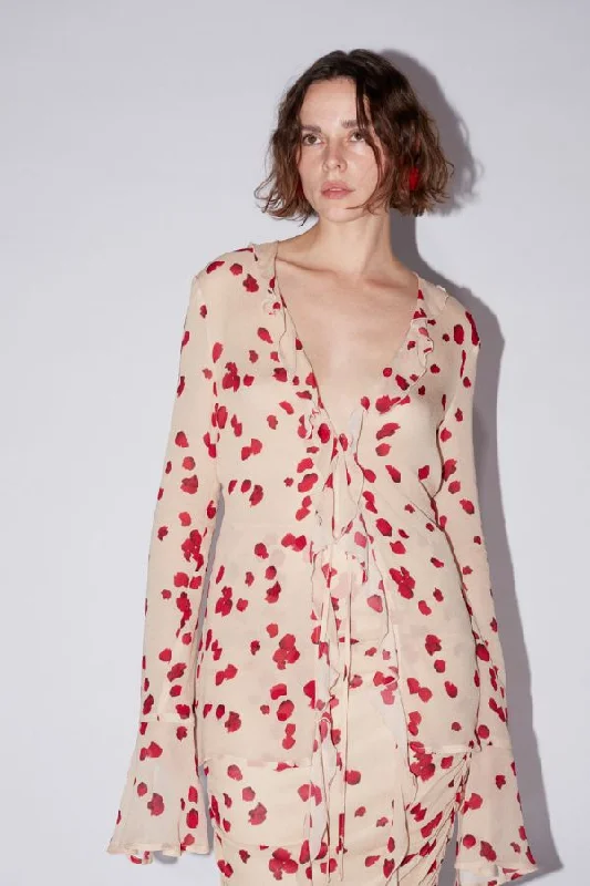 Final Offer Chiffon Top | Nude Rose