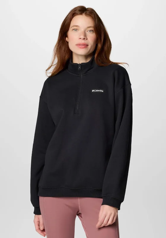 Instant Deal Columbia Womens Meridian Creek™ Half Zip Sweater, Black