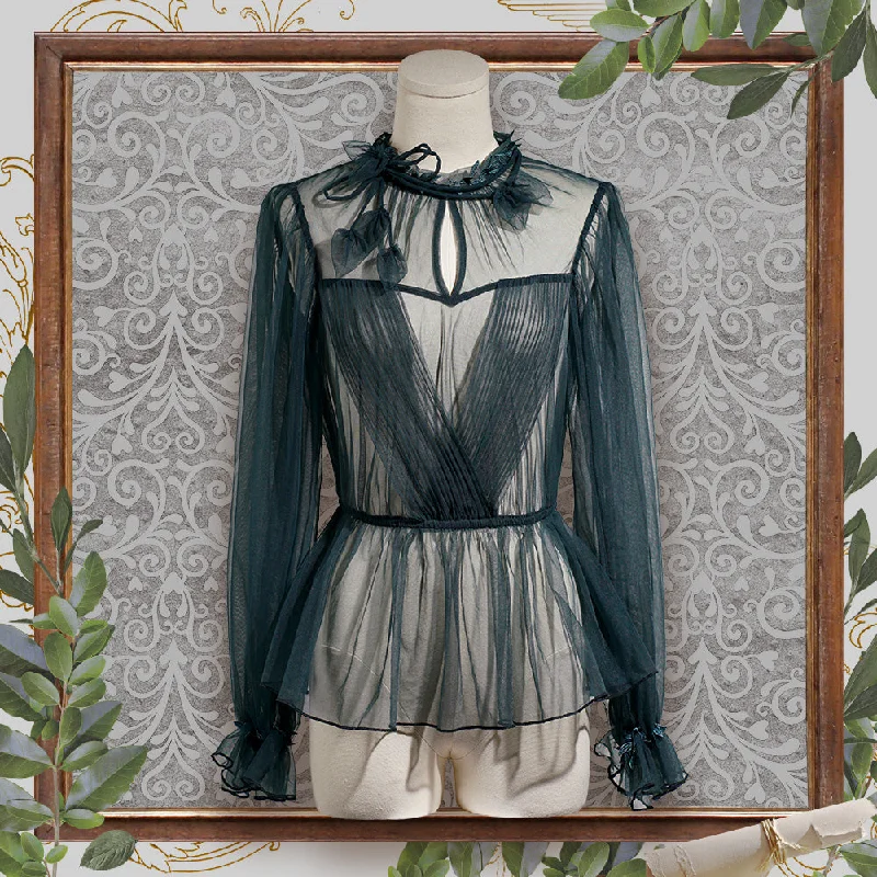 (Buy for me) FunCcino~Dense Forest Corridor~Elegant Lolita Blouse and Cape