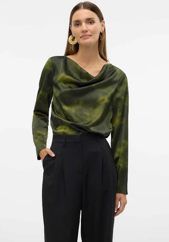 Weekend Deals to Make You Happy Vero Moda Noele Cowl Neck Top, Green