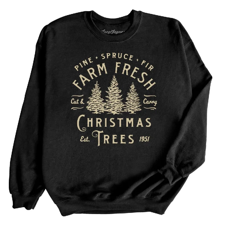 Farm Fresh Christmas Trees Sweatshirt