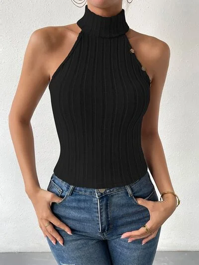While Supplies Last Grecian Neck Sweater Vest