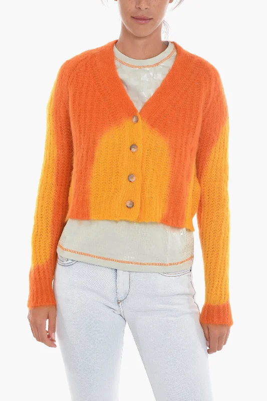 Exclusive Access Diesel Two-Tone M-ILLY Cropped Cardigan