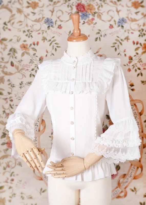 Yilia~Princess Sleeves Slim Lolita Blouse