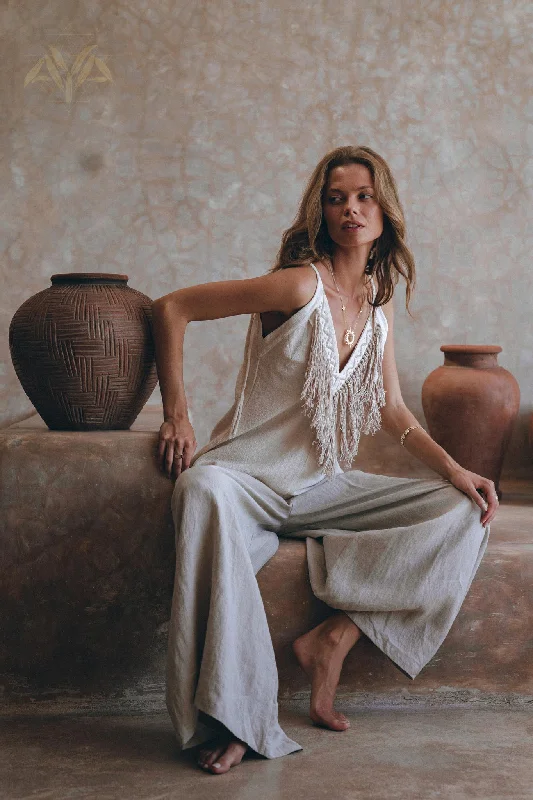 Exclusive Savings Hand Loomed Cotton Blouse with Hand Embroidery • Bohemian Top