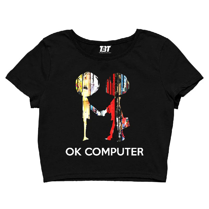 YEAR-End Sale Radiohead Crop Top - OK Computer