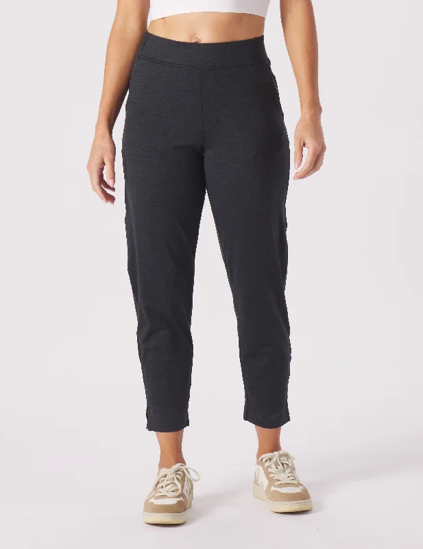 Take Action On The Go Ankle Pant: Black Marble