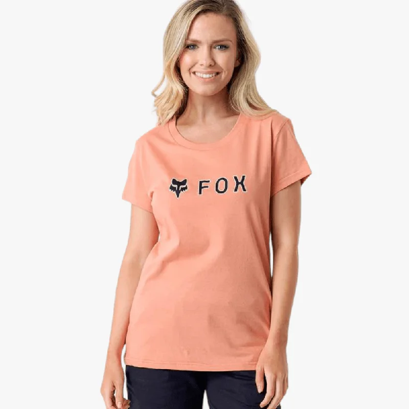 Act Fast Fox Womens Absolute Short Sleeve Tee Salmon