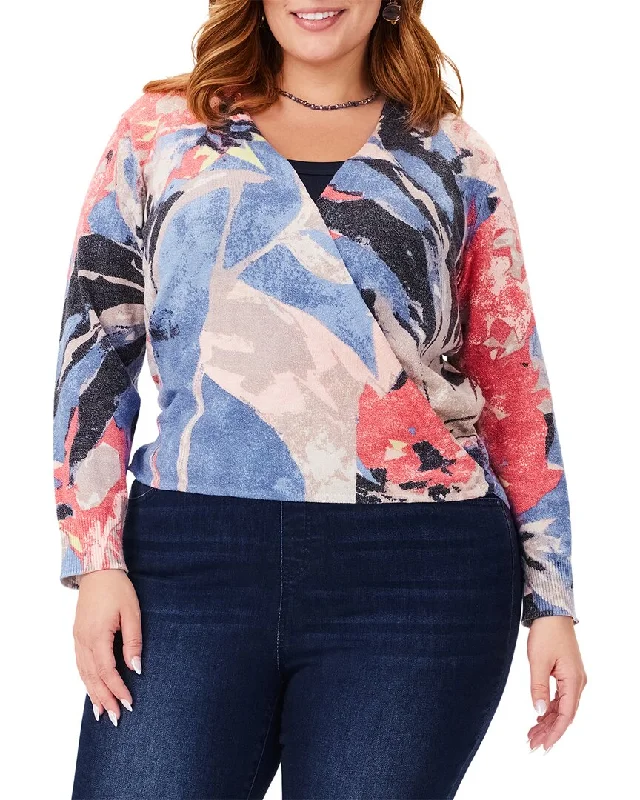 Special Discount NIC+ZOE Plus Dreamscape 4-Way Cardigan