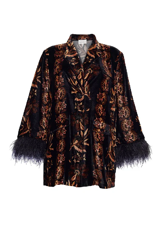 YEAR-End Sale Venezia Jacket in Black Renaissance