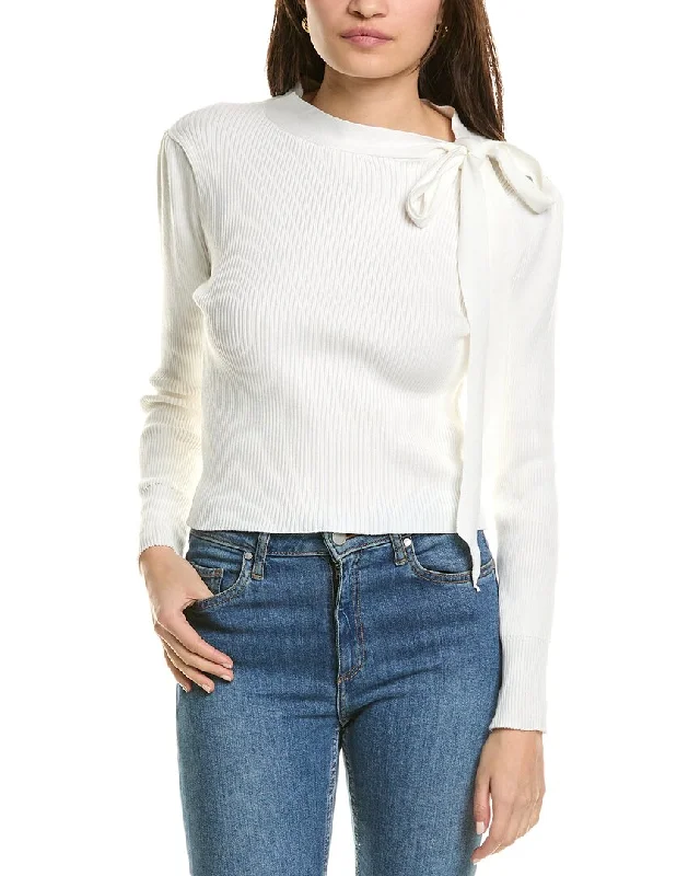 Great Bargains Madison Miles Tie Neck Pullover