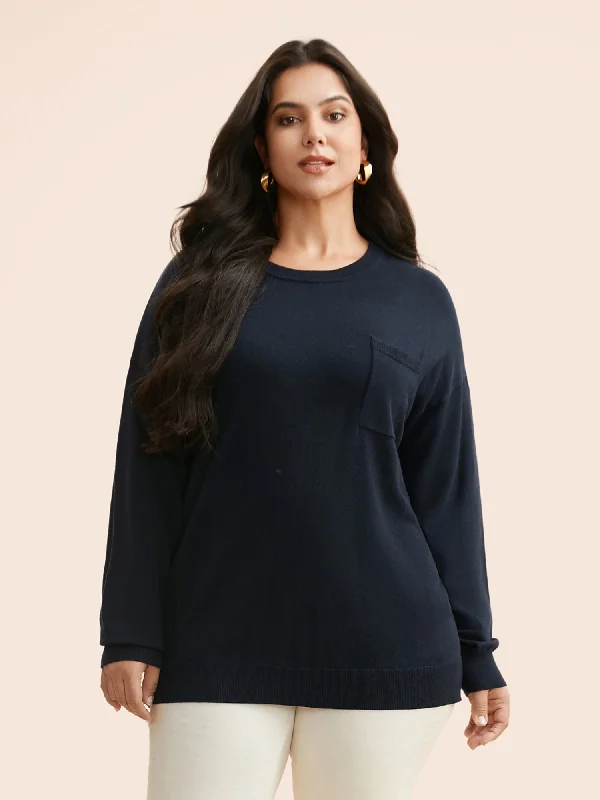 Weekend Bargains to Celebrate Supersoft Chest Pocket Wool Top